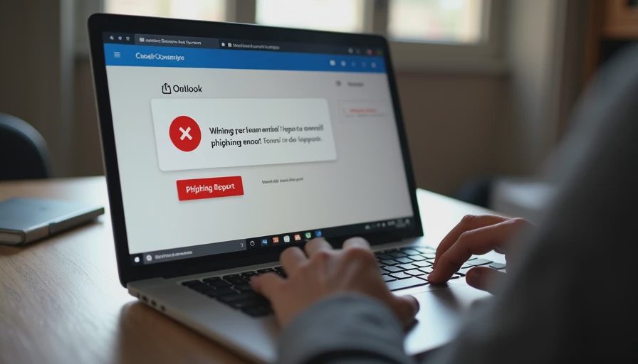 Illustration for how to report phishing in outlook