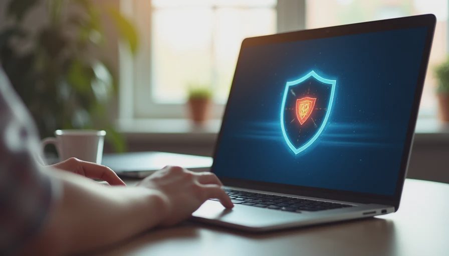 Visual context for antivirus software for chromebook